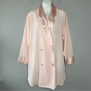 VICTORIAS SECRET GOLD LABEL Vintage Night Dress Womens Size Small Pink Satin